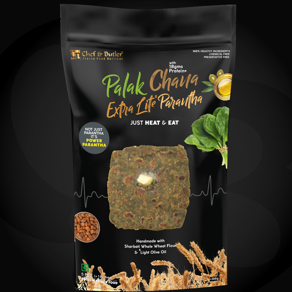 Palak Chana Extra Lite Parantha