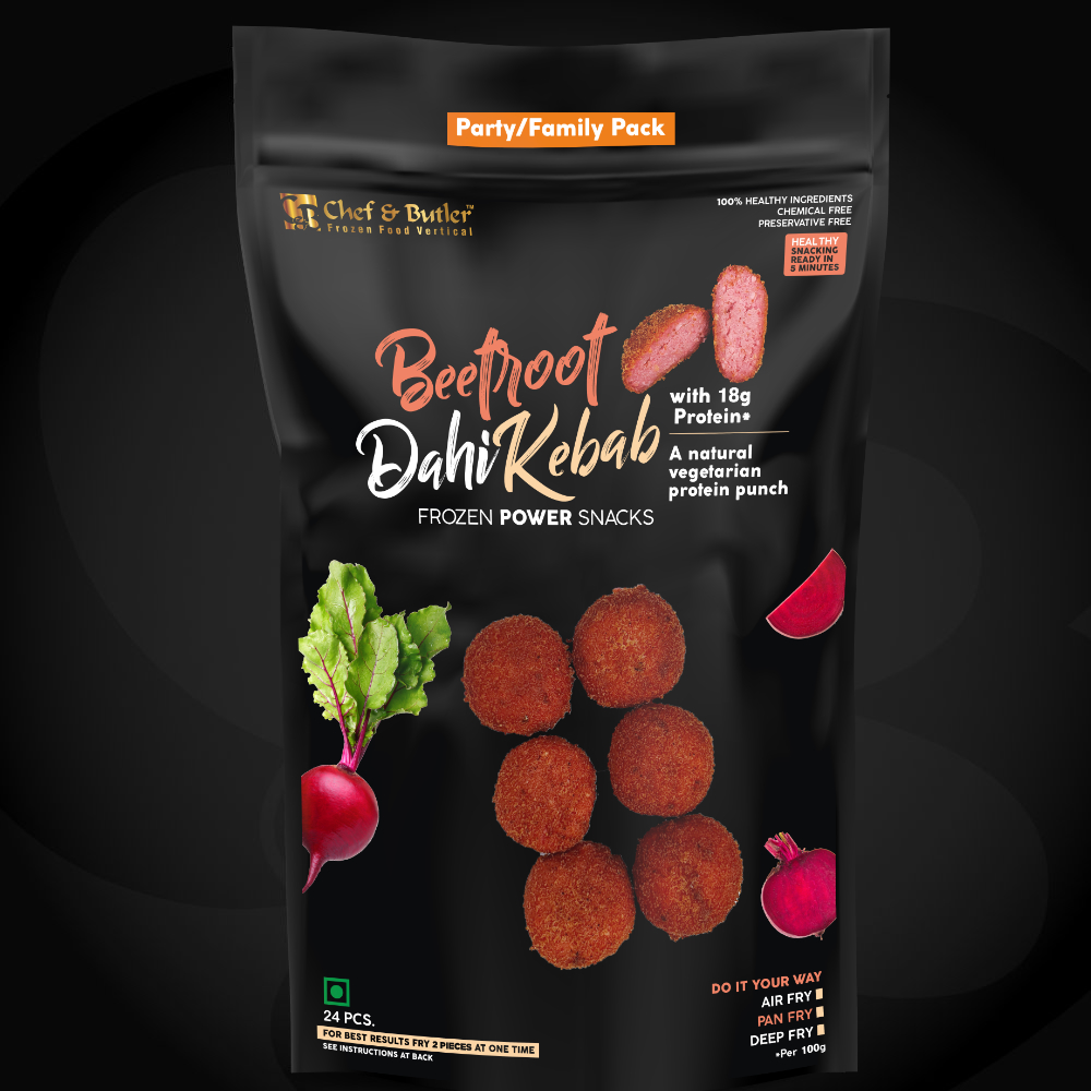 Beetroot Dahi Kebab